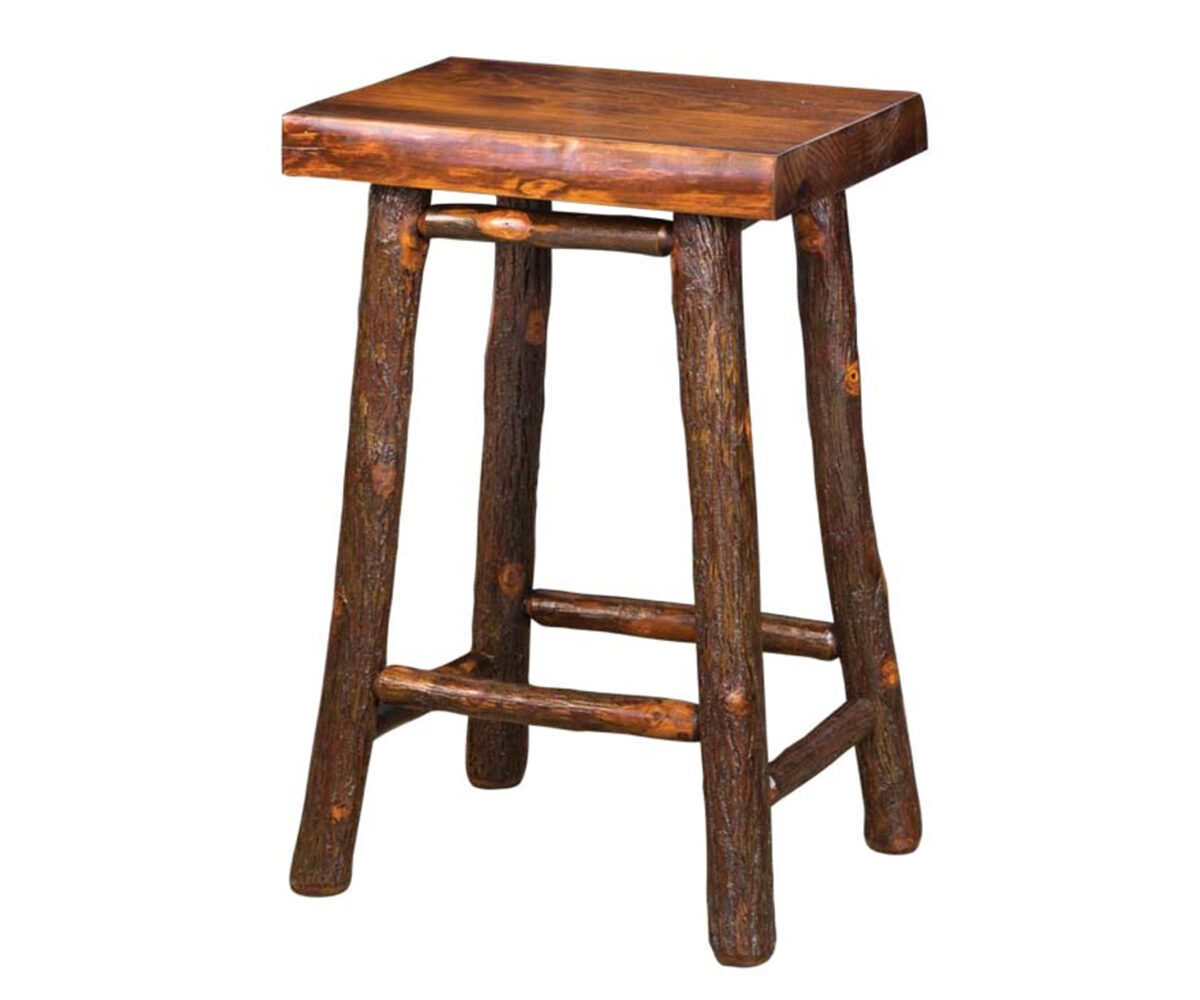 24" Solid Top Bar Stool
