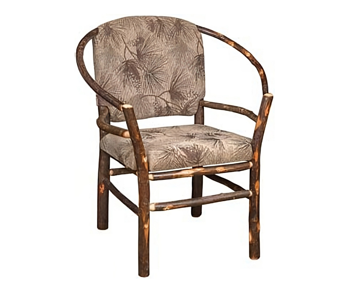 Hoop Chair with Fabric Seat & Back