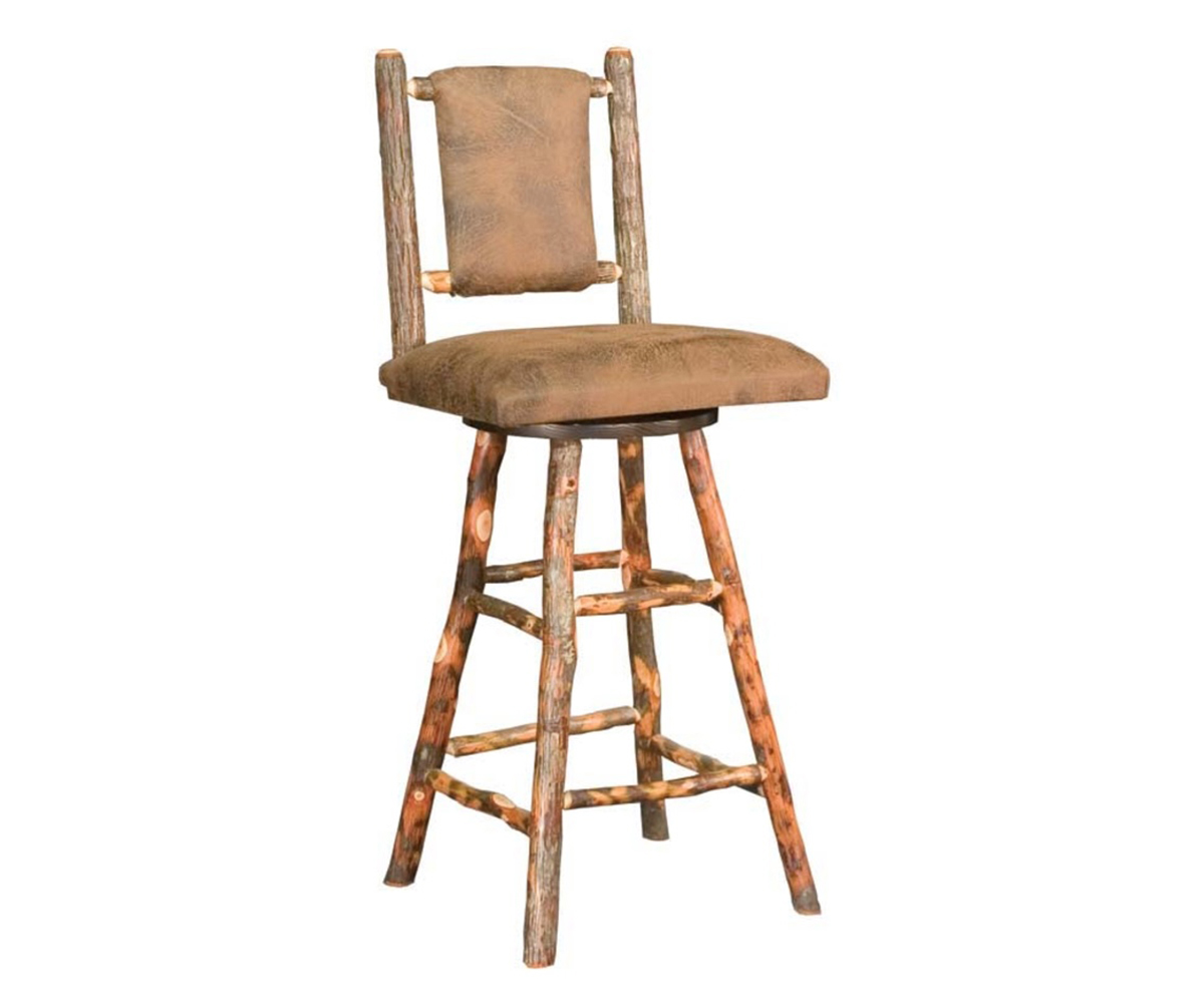 30" Westville Bar Stool with Fabric Seat and Fabric Back