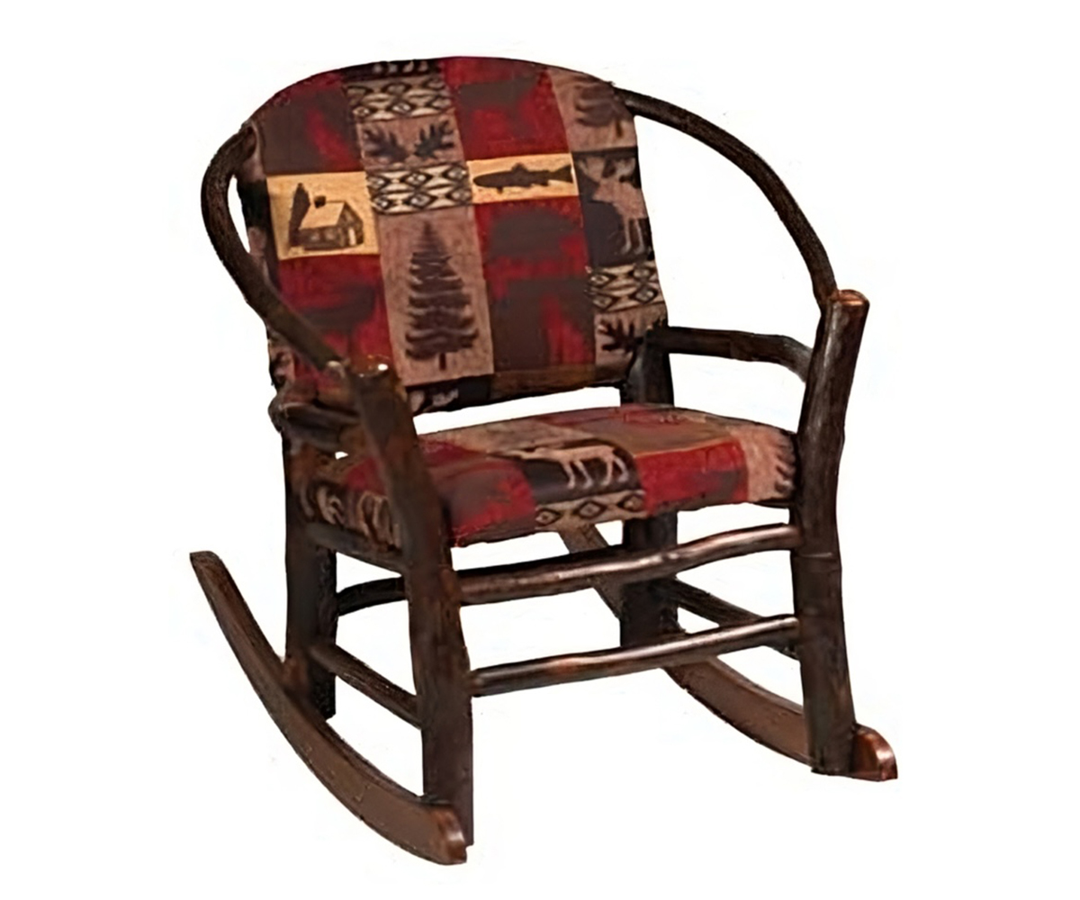 Child Hoop Rocker with Fabric Seat & Back