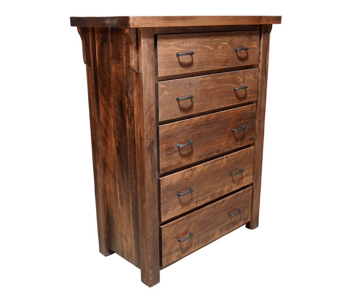 Highland 5-Drawer Chest - 45 1/4"w x 21"d x 56"h