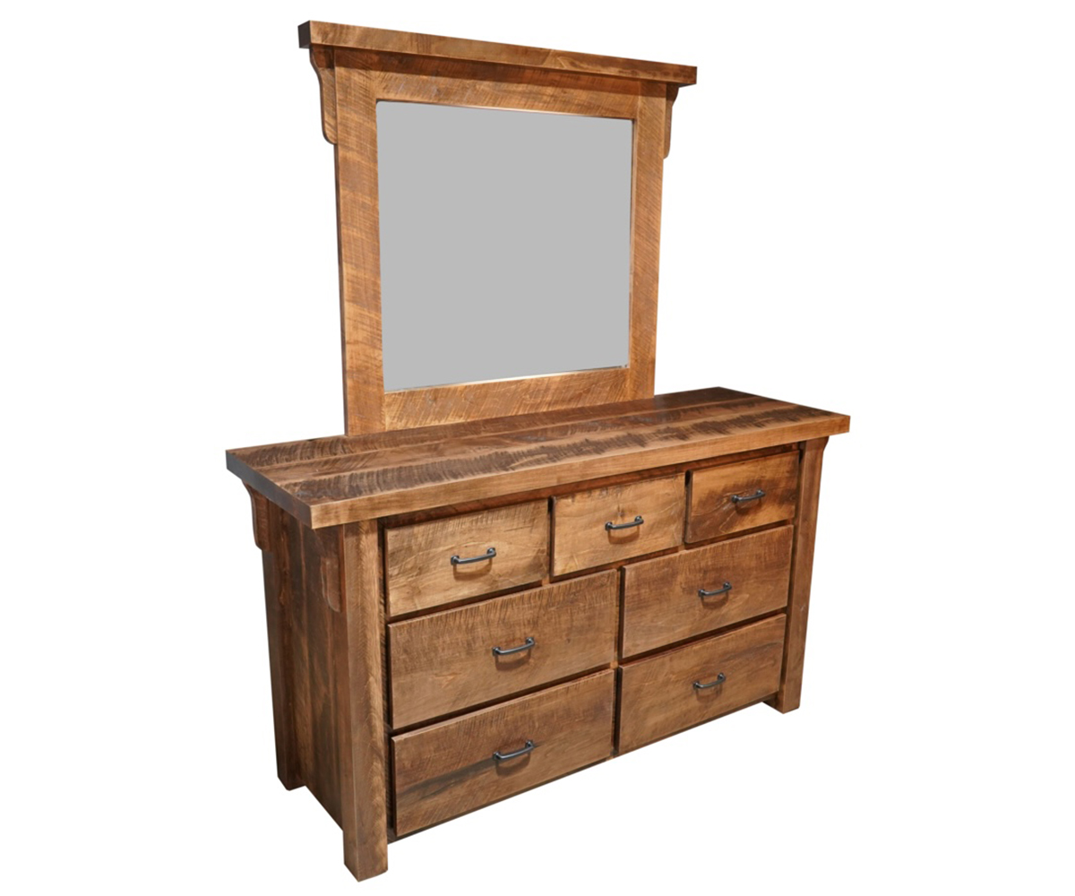 Highland 7-Drawer Dresser - 64 1/4"w x 21"d x 36"h