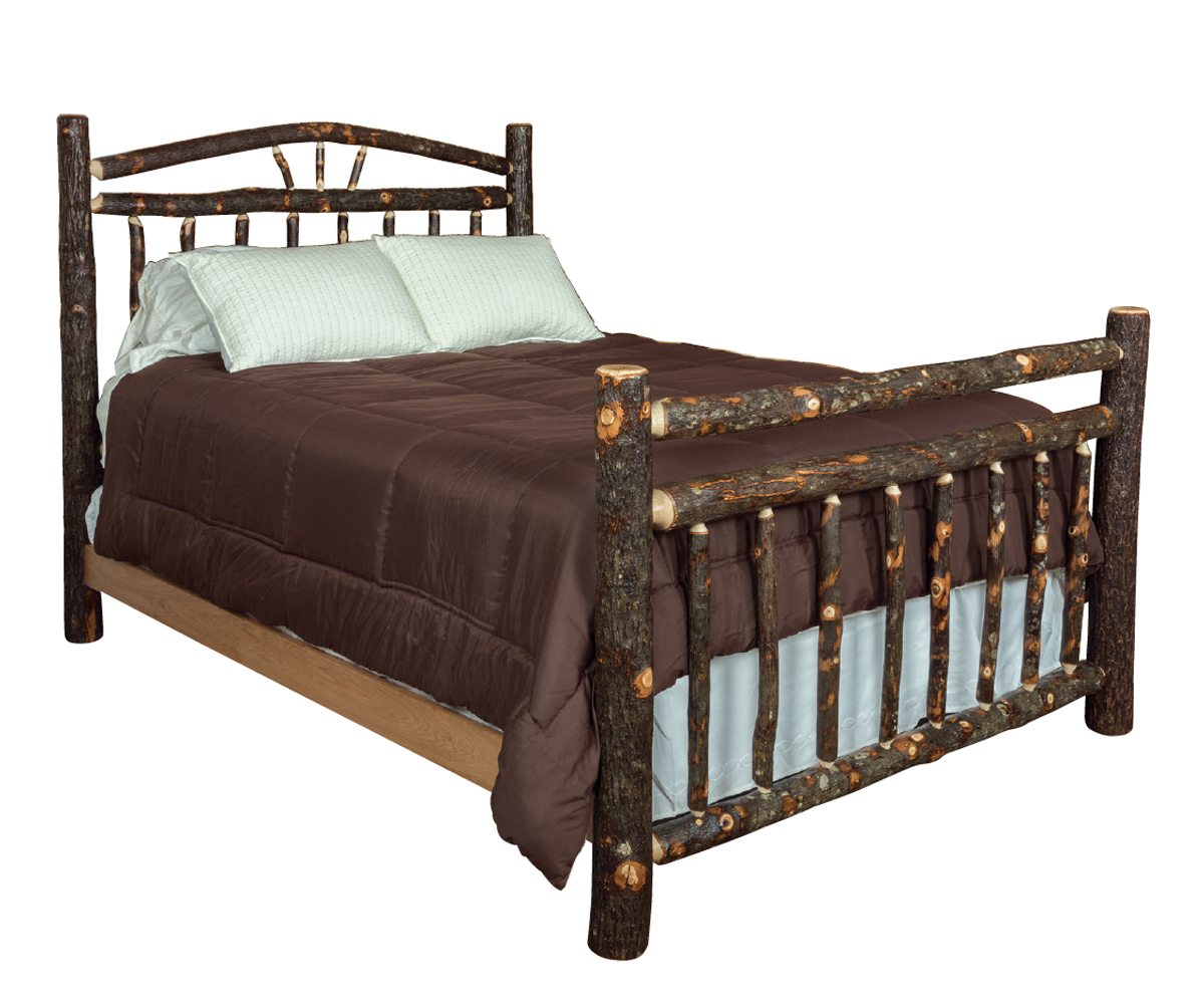Wagon Wheel Bed - Queen