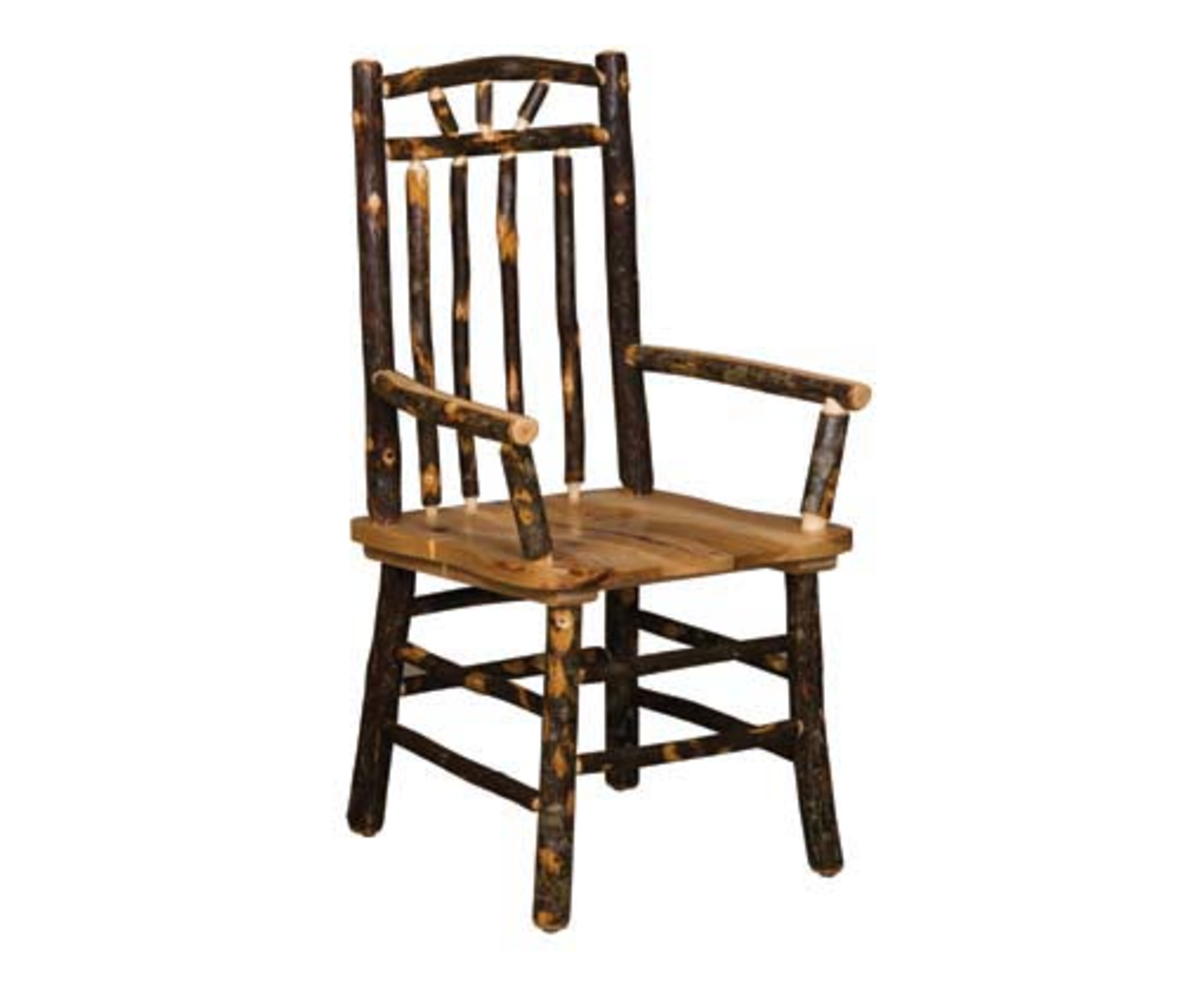 Hickory Stick Side Chair with Arms