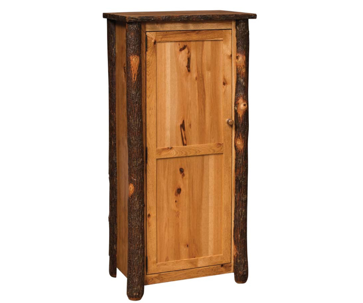 Jelly Cupboard with Wood Door and 3 Adjustable Shelves