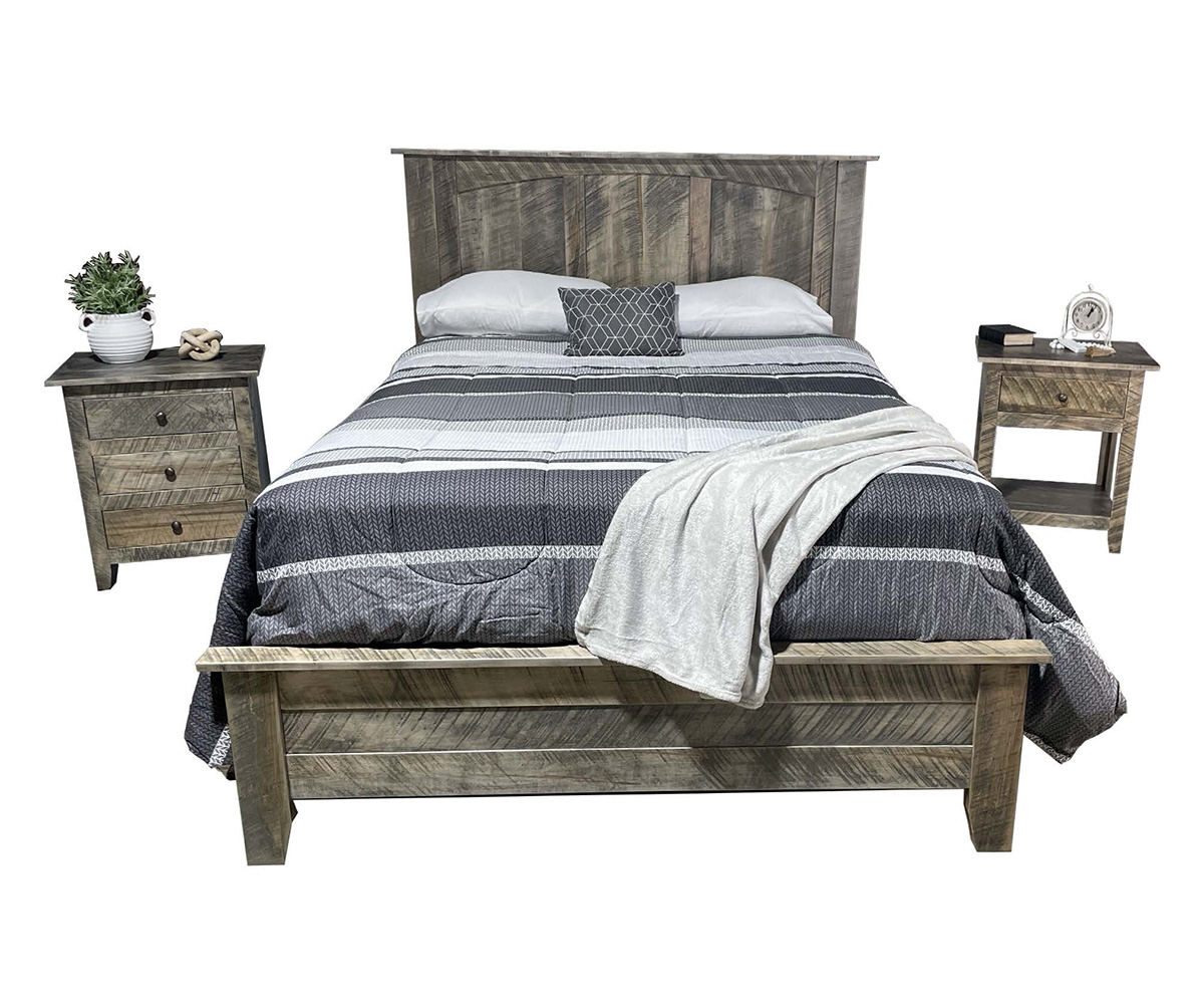 Arch Panel Queen - 67"w x 86"l x 55"h - footboard 19"h