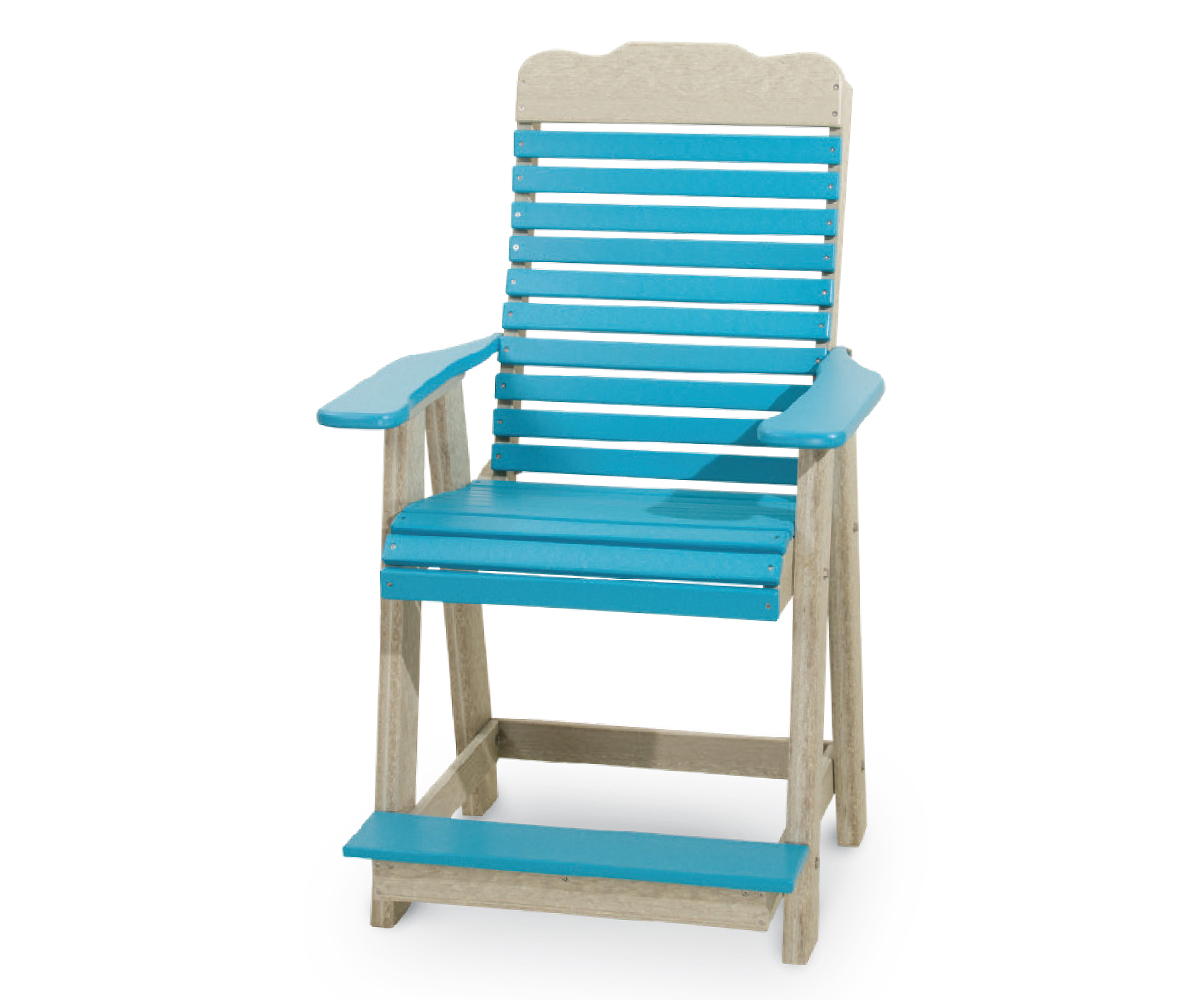Highback Solid Chair C-55# - Counter