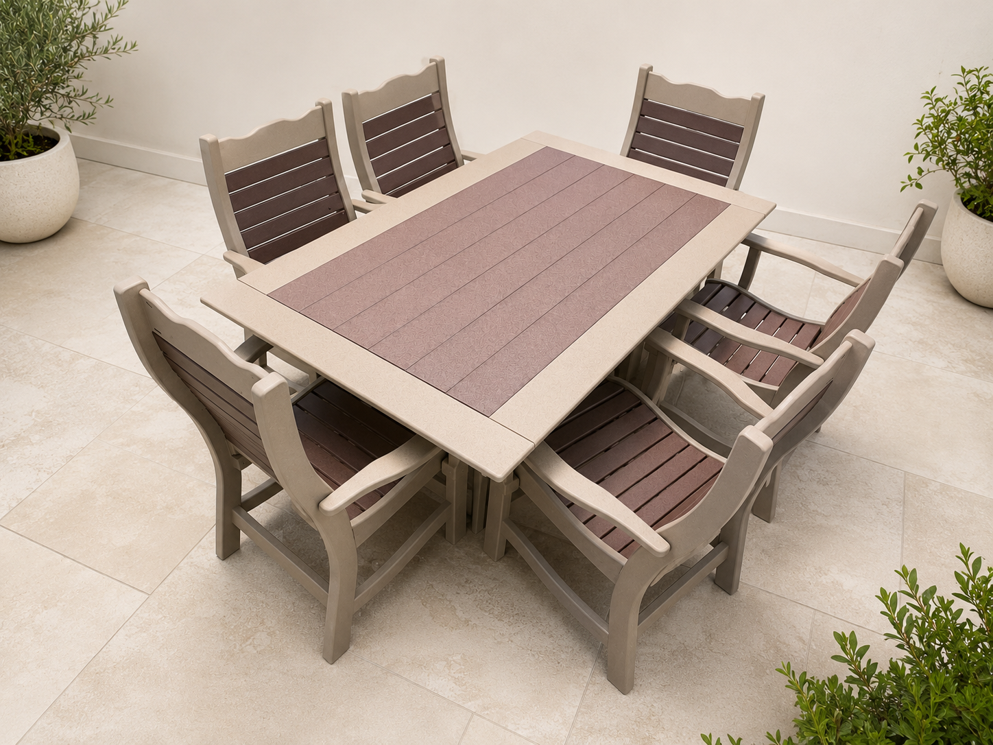 Lakeside Dining Table with 6 Chairs