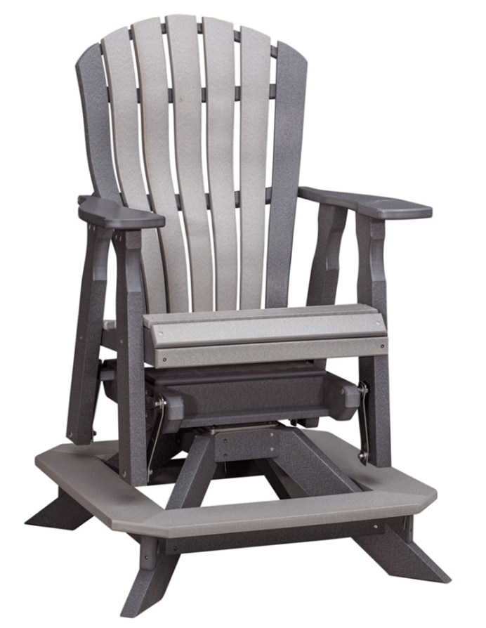 Bentback Counter Height Swivel Glider & Bentback Straight Top Counter Height Swivel Glider - Seat 22"Wide