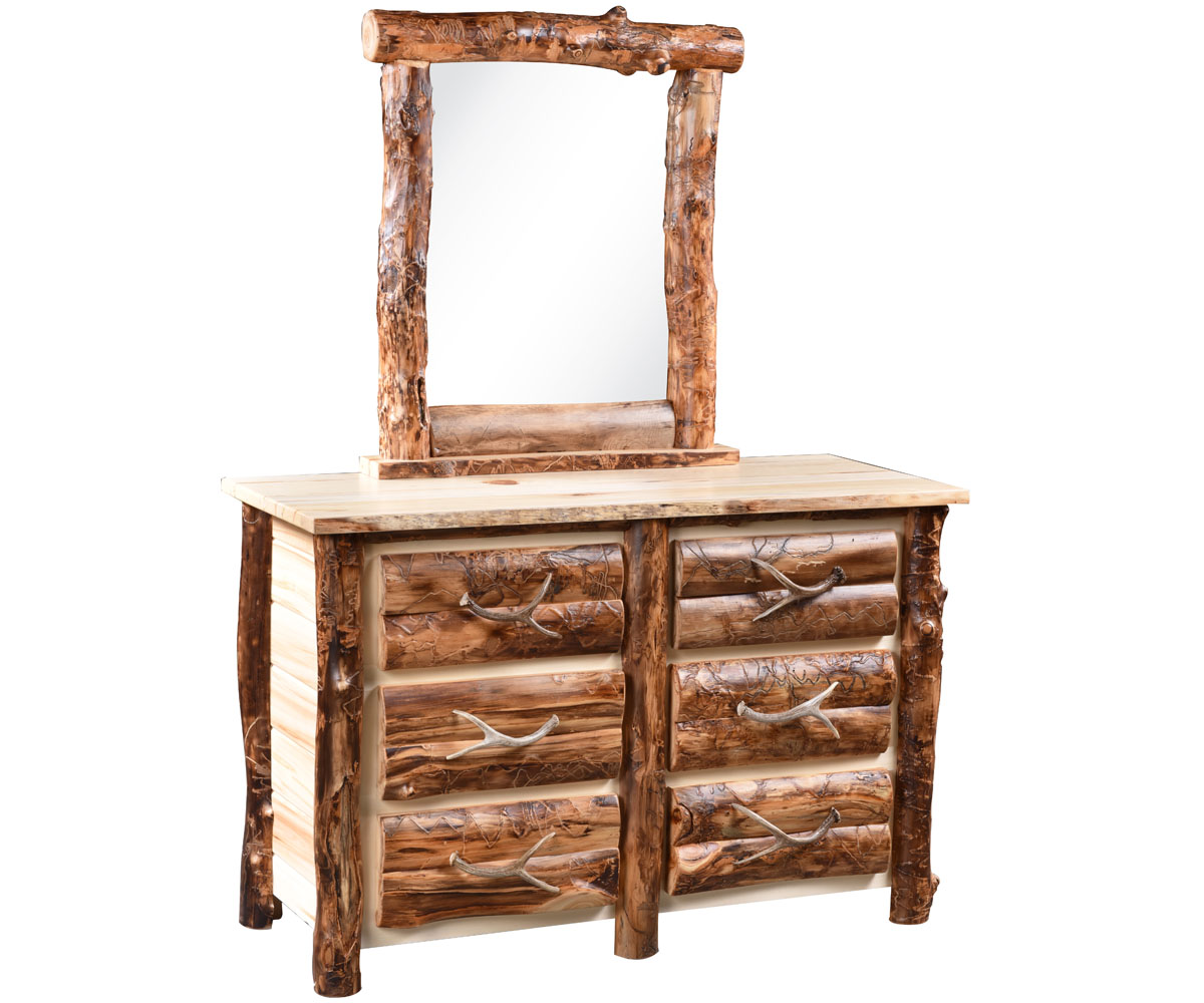Rocky Mountain 6 Drawer Dresser — 56W x 23D x 37H