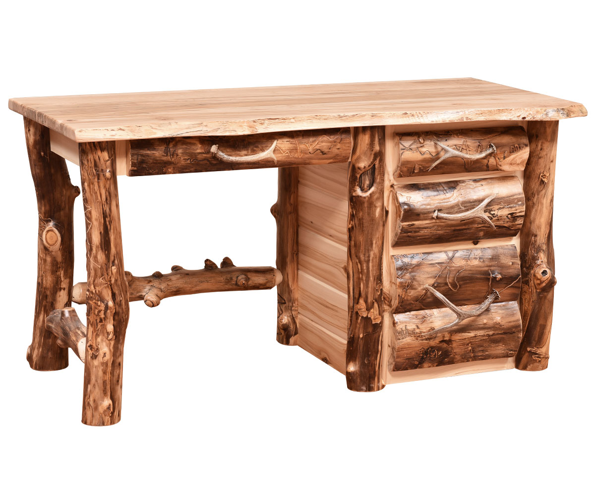 Blue Ridge Knee Hole Desk — 56W x 24D x 30H