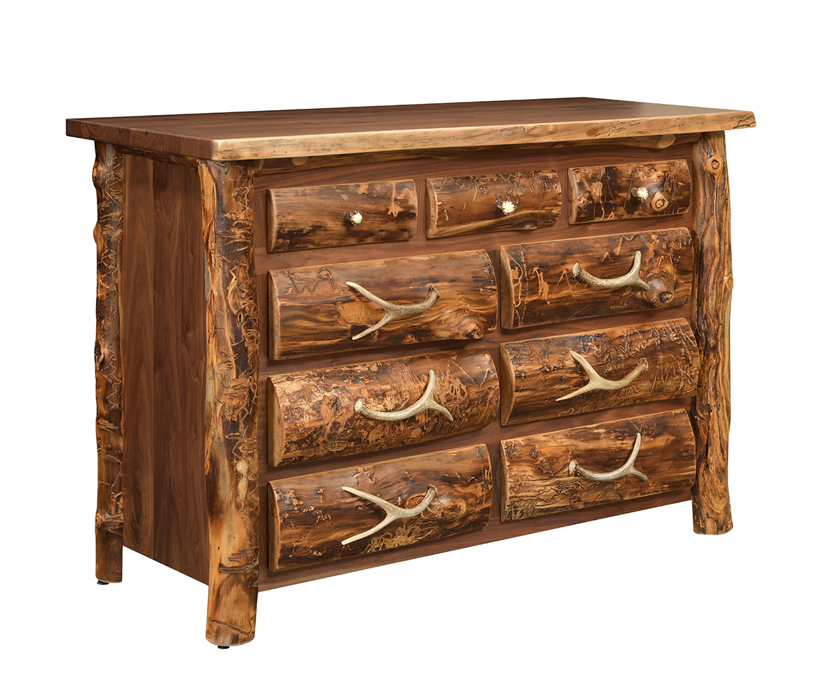 Appalachian 3 over 6 Drawer Dresser — 53W x 23D x 38H