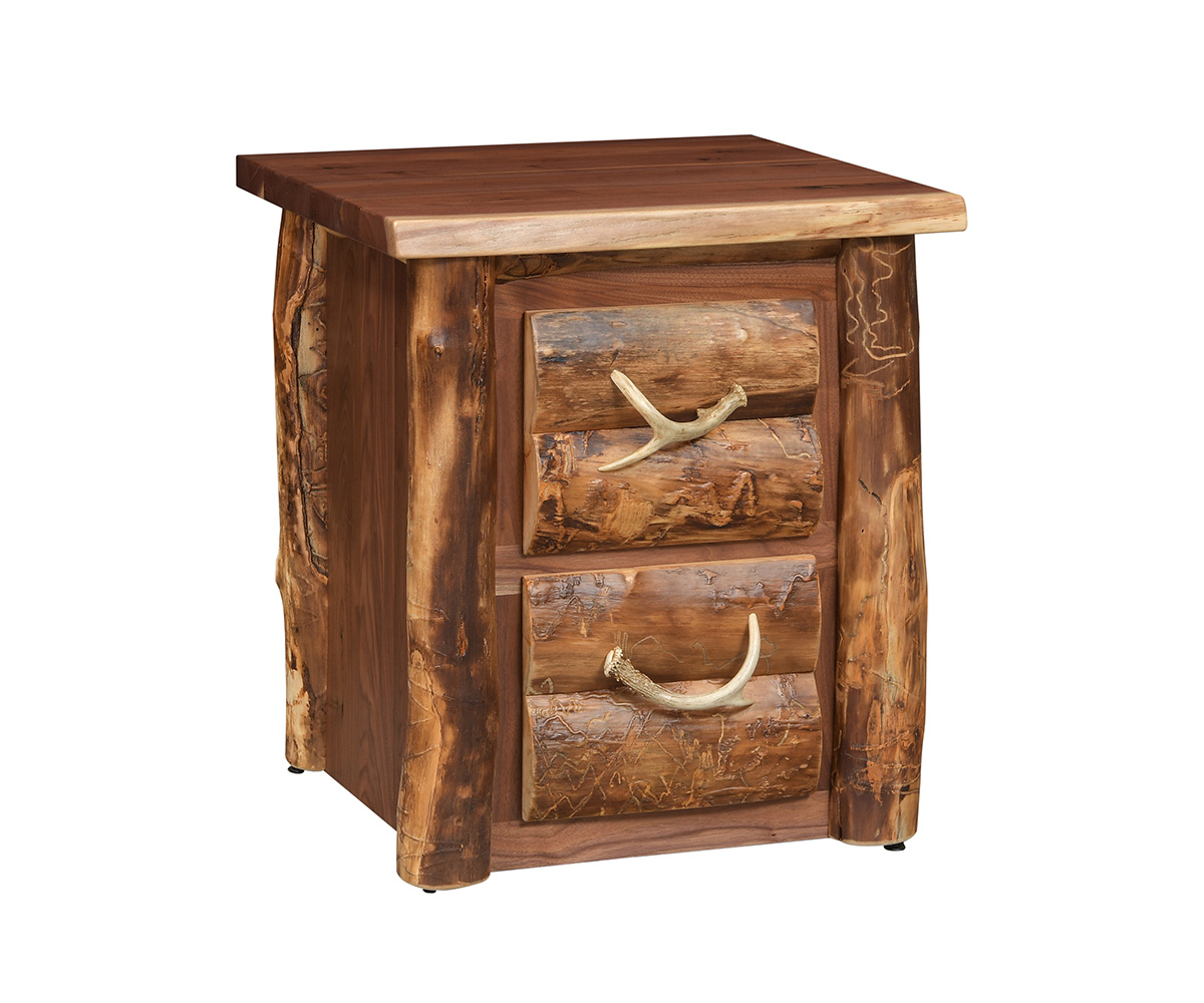 Appalachian 2 Drawer Nightstand — 24W x 22D x 27H