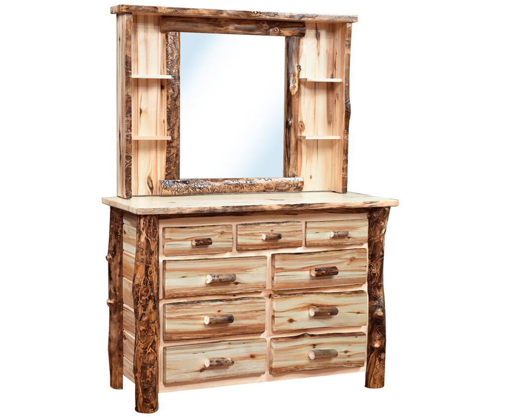 Country Classic 3 over 6 Drawer Dresser — 53W x 23D x 38H