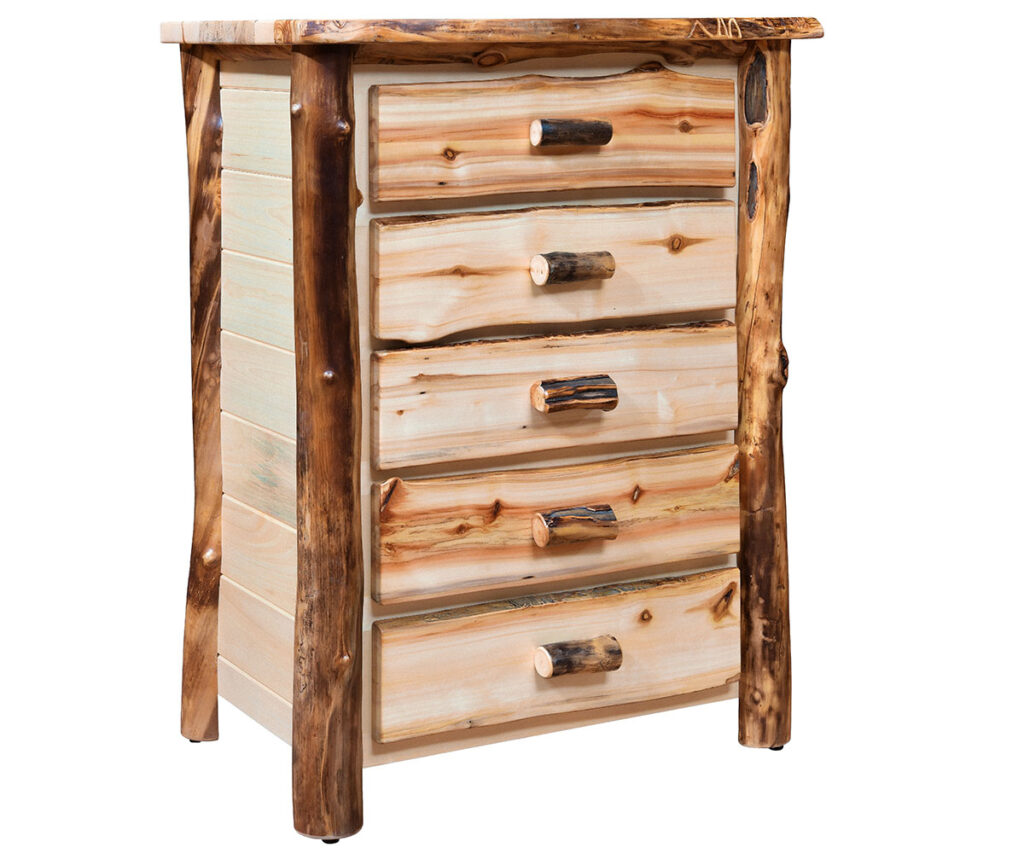 Country Classic 5 Drawer Chest — 36W x 23D x 48H