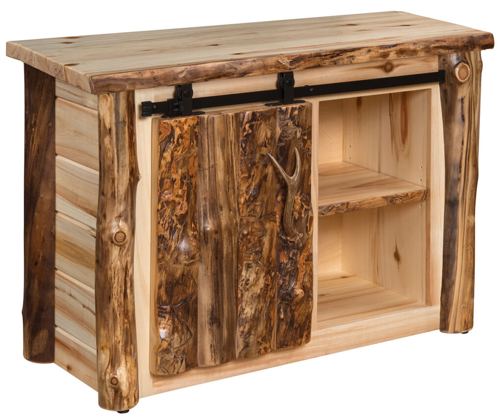 Grand Canyon 48" Entertainment Center with Barn Doors