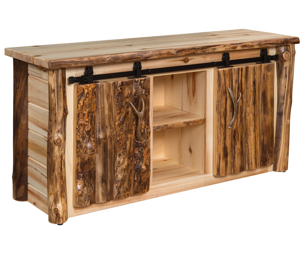 Grand Canyon 60" Entertainment Center with Barn Doors
