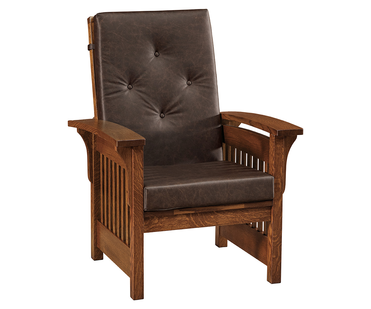 Bow Arm Slat Chair