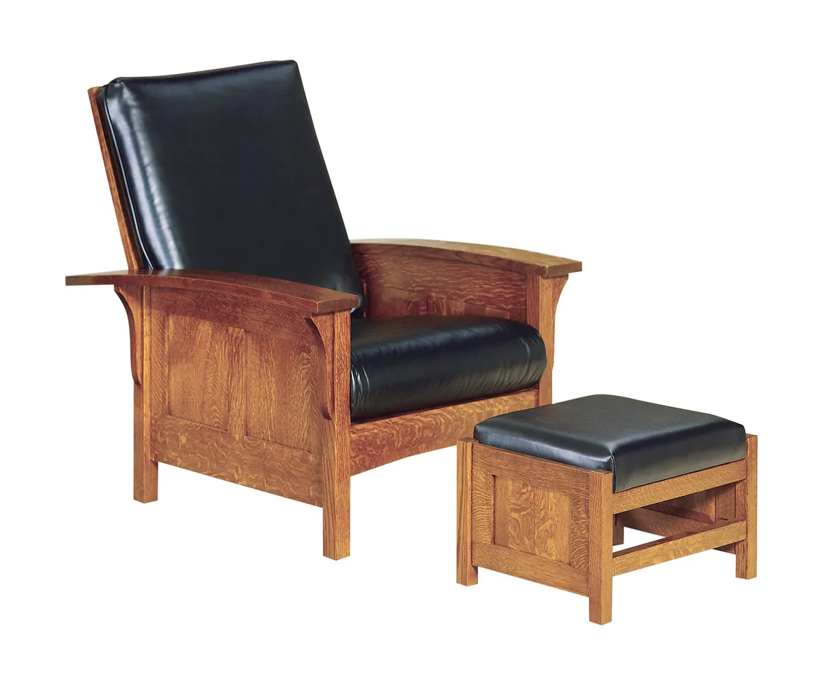 Bow Arm Panel Morris Chair
