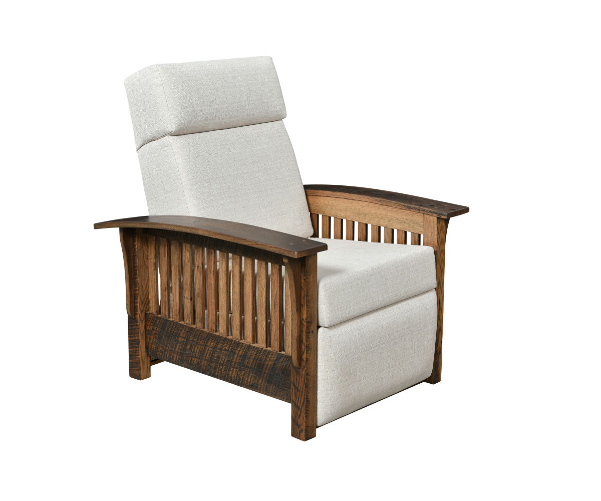 Kingston Recliner - Slatted - Pushback