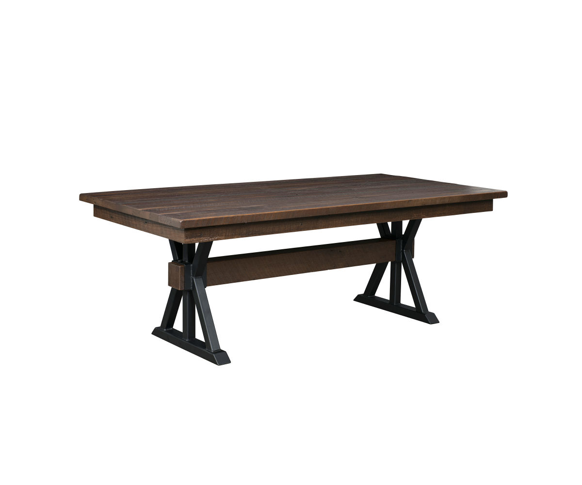Boston 42" x 84" x 30" Round Solid Wood Dining Table