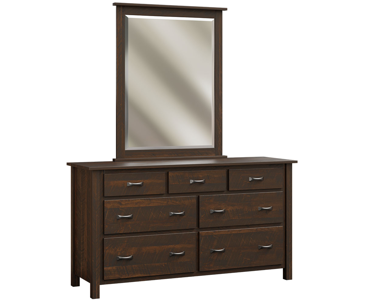 Glen Canyon Beveled Mirror (Low Dresser) — 36"W x 46"H