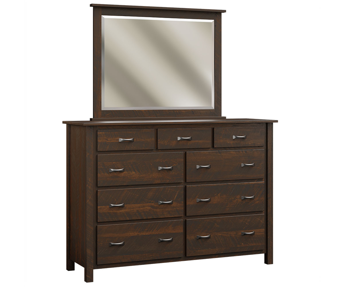 Glen Canyon Beveled Mirror (Mule Dresser) — 46"W x 36"H