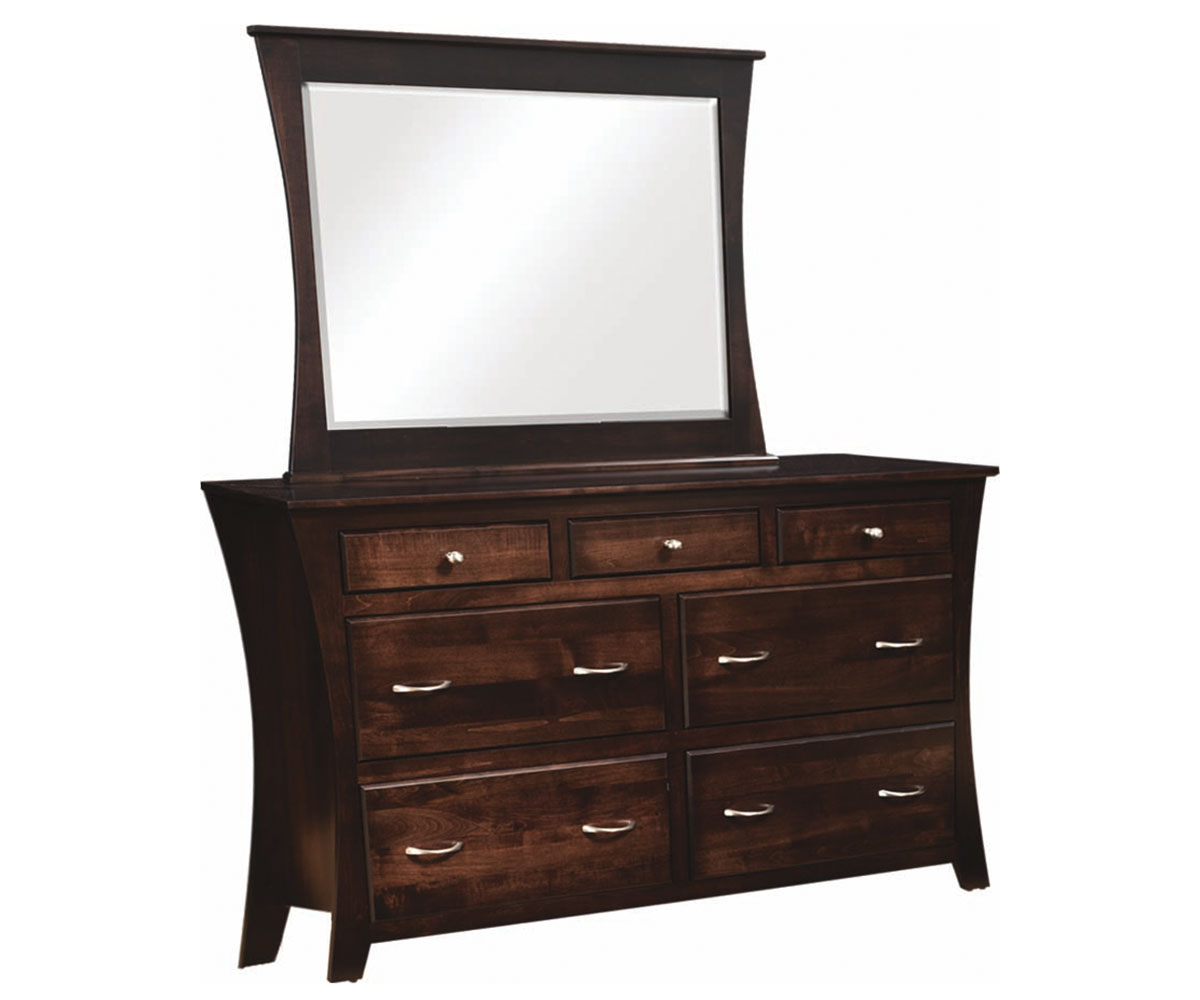 Roseberry 62" Dresser 7-Drawer — 62W x 20D x 35H