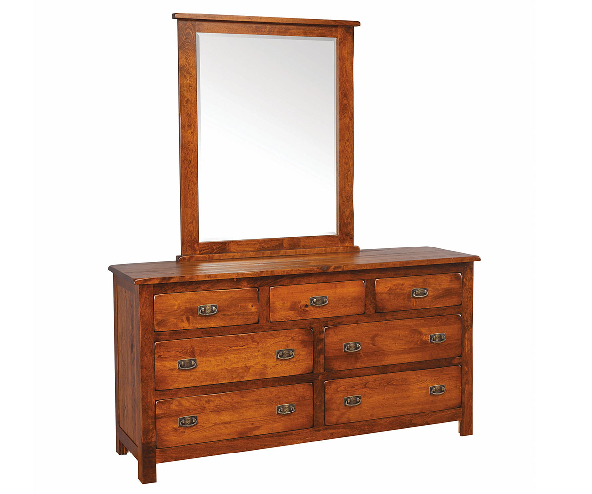 Bristol Mission Handplaned Beveled Mirror — 38W x 48H