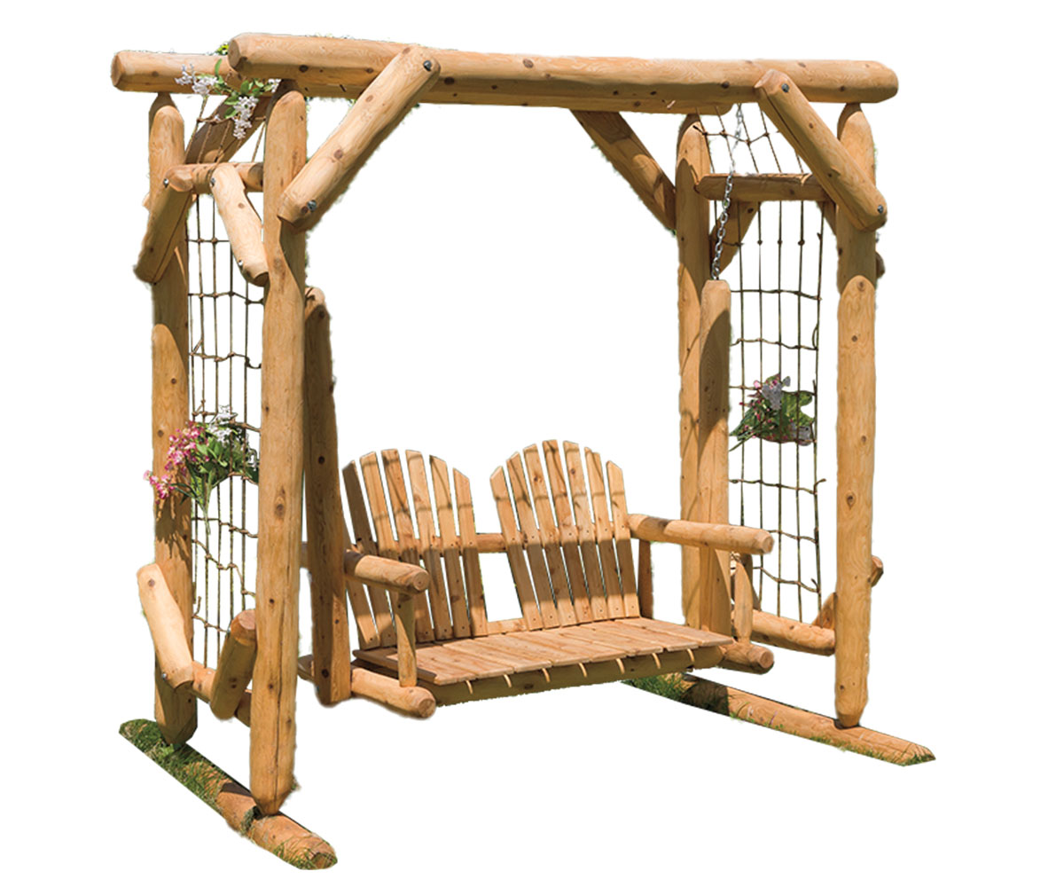 6' Rose Arbor — w/ 4' Swing