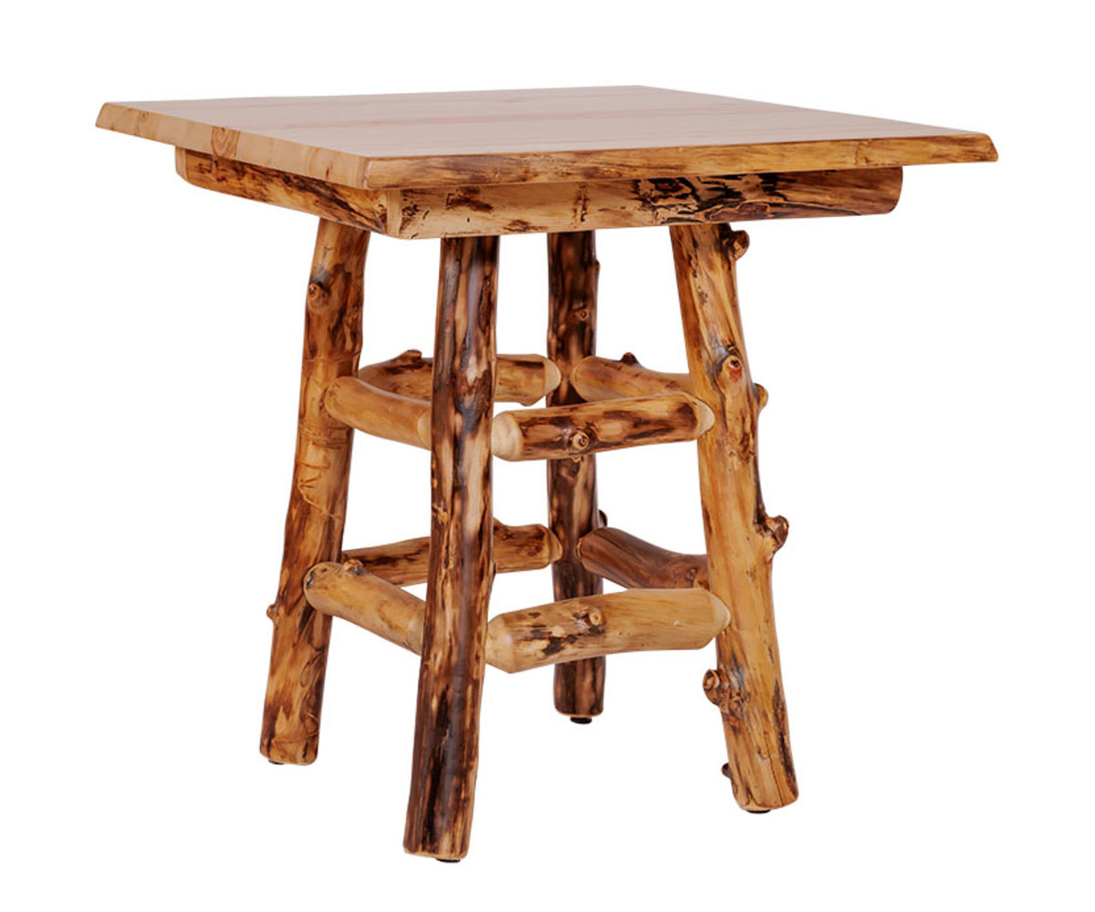 Rustic Mission Pub Table 42" x 42"