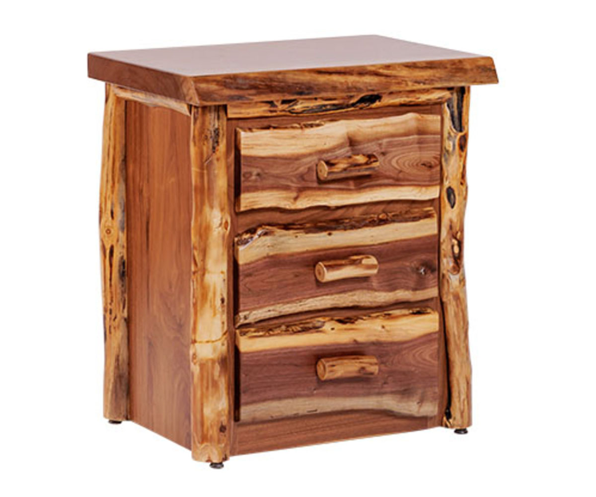 Pike's Peak 3-Drawer Nightstand