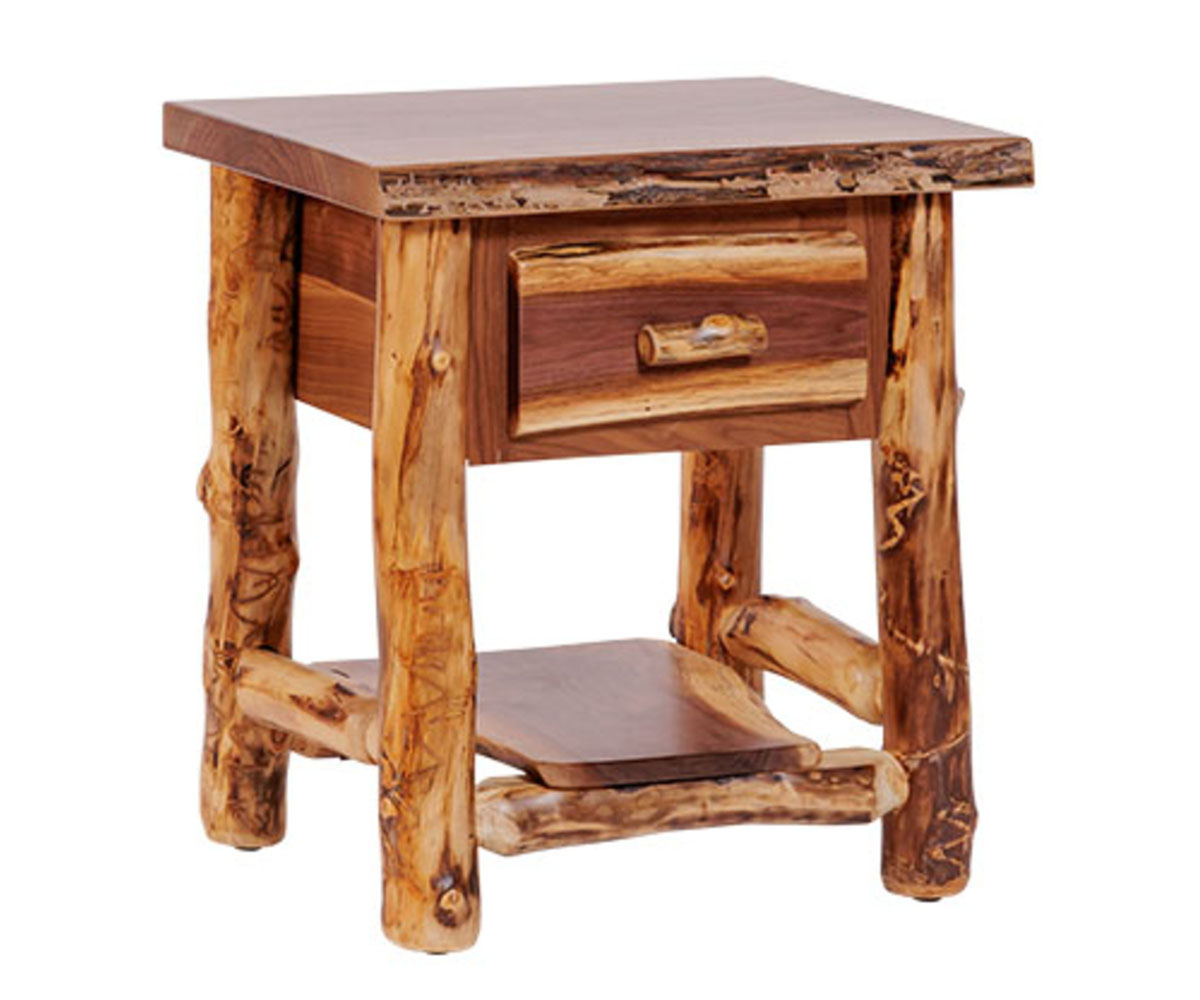 Pike's Peak 1-Drawer Nightstand