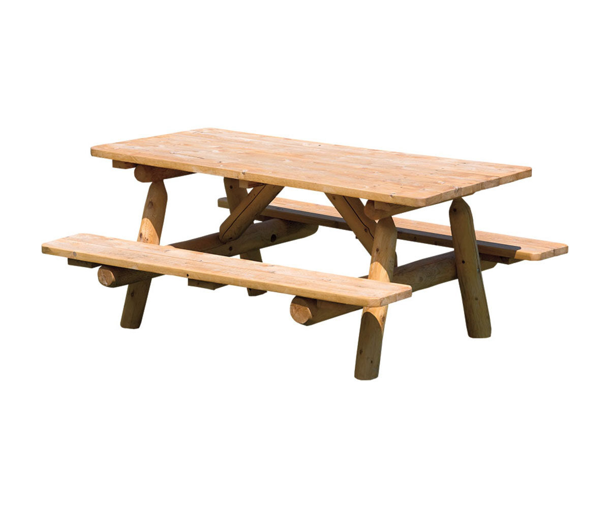 Picnic Table — 6' — w/ Attached Bench
