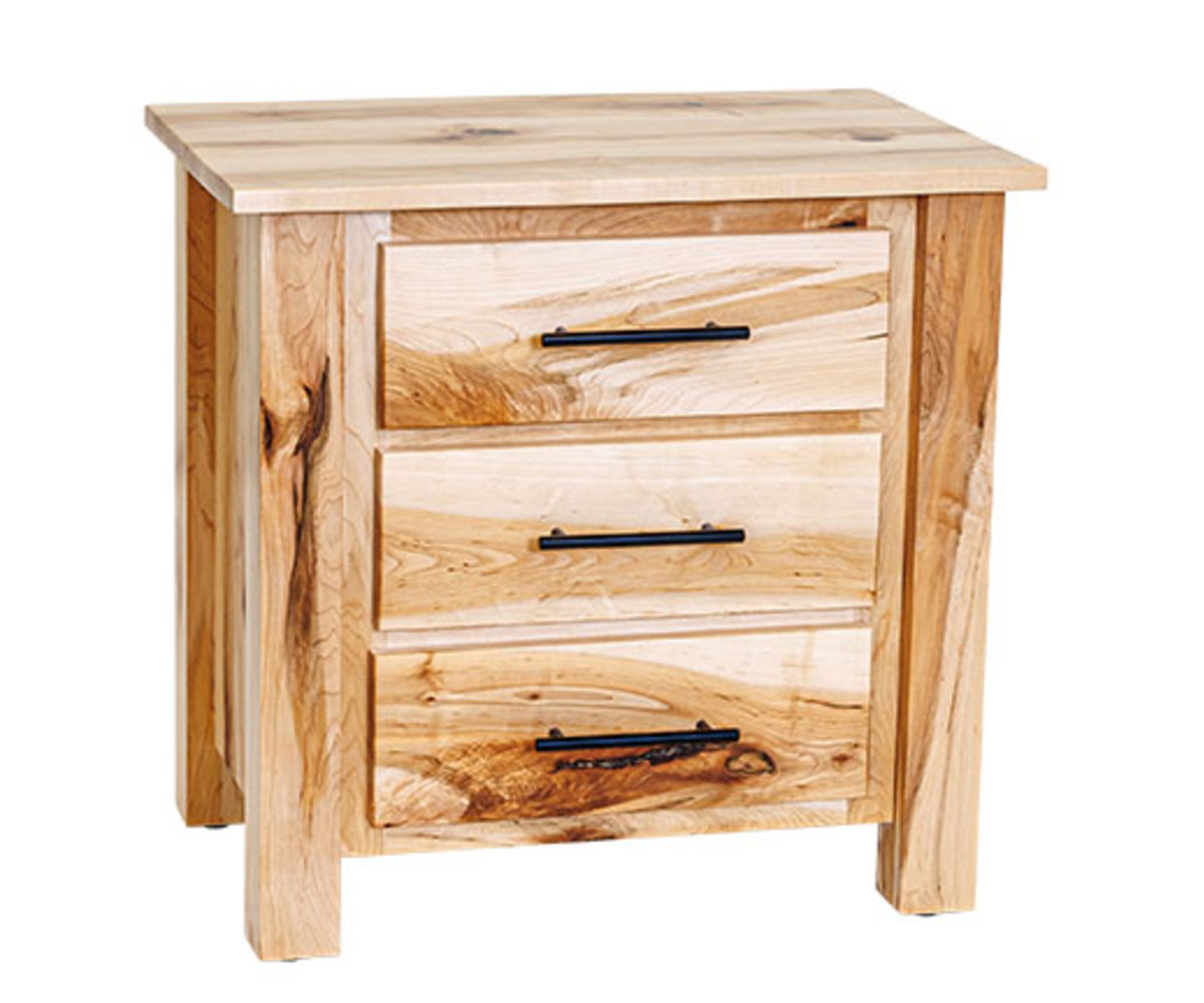 Colton 3-Drawer Nightstand