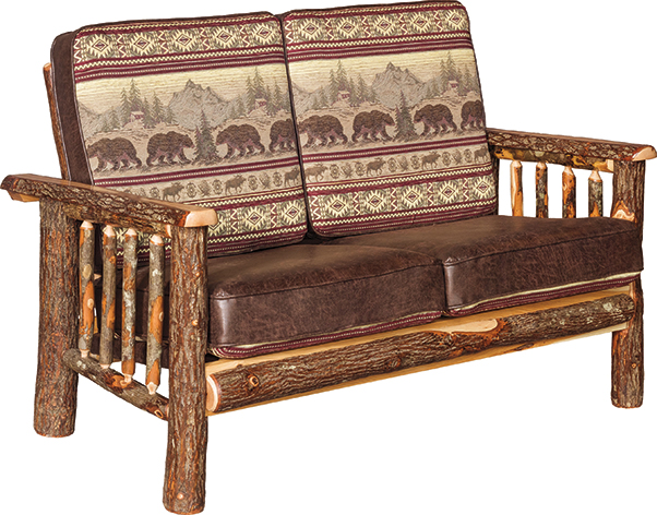 Hickory Loveseat — Style 1