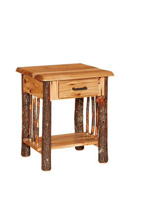 1-Drawer Nightstand - 1 Shelf