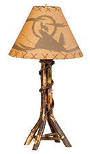 Hickory Cluster Base Table Lamp