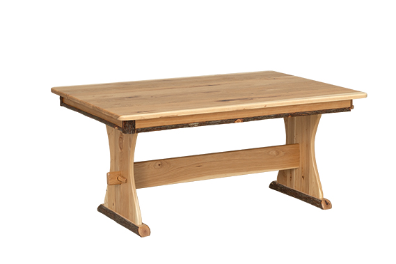 Hickory Log Coffee Table