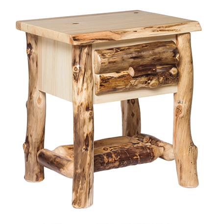 Colorado Aspen One Drawer Nightstand