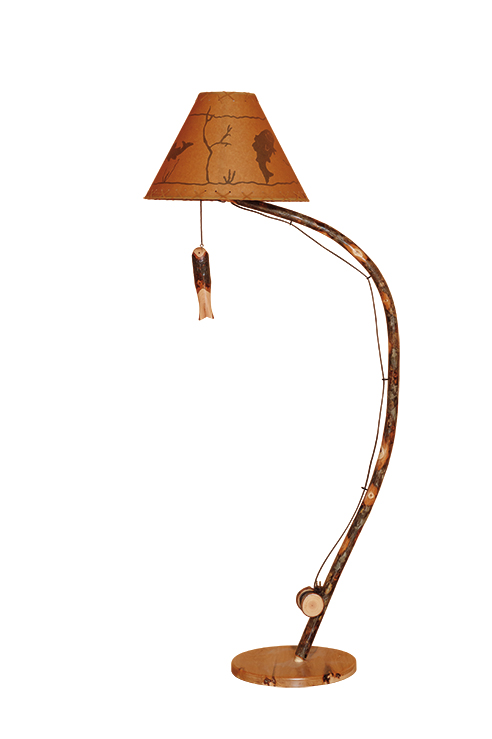 Fishing Pole Floor Lamp