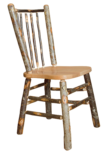 Kitchen Chair - Hickory Stick Back - Side