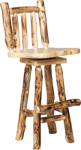 Colorado Aspen Bar Stool Swivel 30”