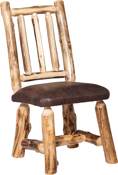 Colorado Aspen Kitchen Side Chair - Padded Seat