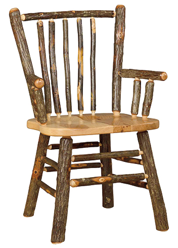 Kitchen Chair - Hickory Stick Back - Arm Chair