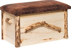 Colorado Aspen Blanket Chest With Seat