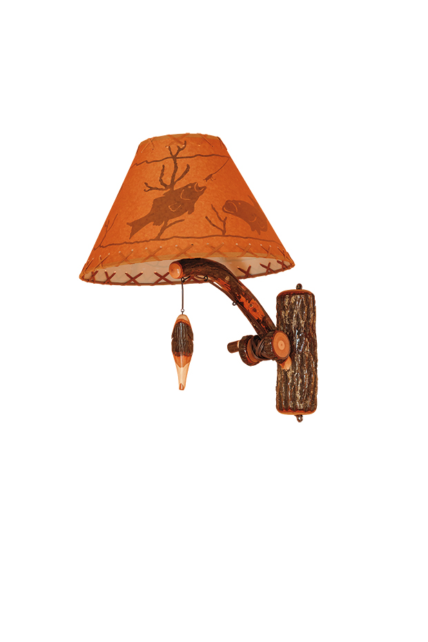 Fishing Pole Wall Lamp