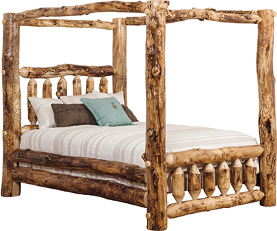 Colorado Aspen Canopy Bed