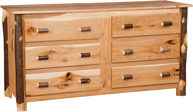6-Drawer Dresser — 60x21x35