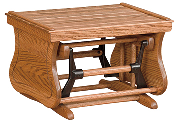 Bent Oak Ottoman